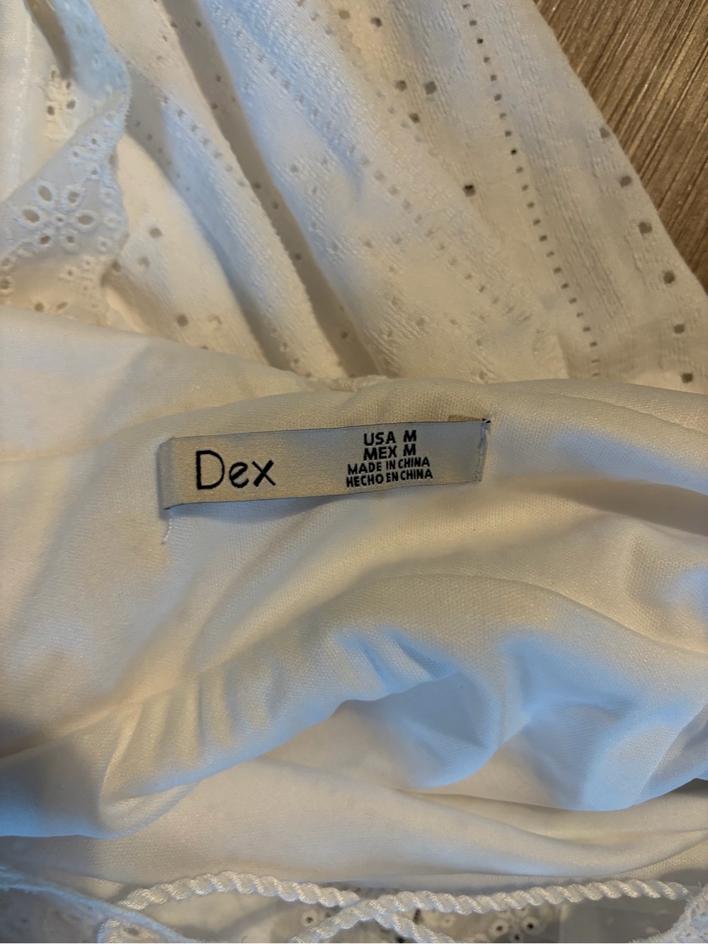 Dex White Crochet Maxi Dress - Picture 8 of 8
